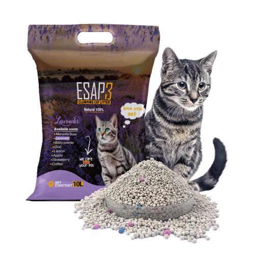 Ball Shaped Bentonite Cat Litter Lavender Scent