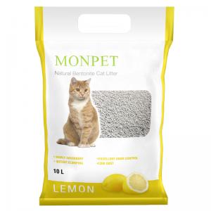 Monpet Bentonite Cat Litter 5L, 10L, 20KG, Lemon Scent